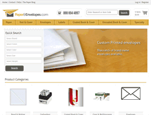 Tablet Screenshot of paperandenvelopes.com